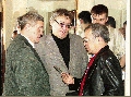 Юлий Ким, Анатолий Олейников после состоявшейся церемонии вручения премии "ПРИЗНАНИЕ" в Новосибирске