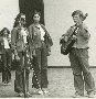 На фотографии: Ковалив Валентин в стройотряде на фестивале патриотической песни в 1980 году в Молдавии