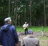 Александр Ивлиев выступает на празднике города в парке Челюскинцев со своими песнями. РБ г. Минск 2008 г.