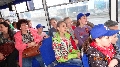 Проект "Синий троллейбус" в этот праздничный рейс встречал не только ветеранов, но и детей из Луганска! Дети знают все военные песни - и это радует!