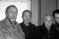 С Александром Городницким и Дмитрием Горячевым на открытии клуба авторской песни "Гриф" в г. Тосно