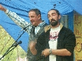 Московская осень 2005
Владимир Хальчевский с "сурдо-переводчиком"