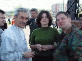 9-е мая 2003год, Москва. Праздничный концерт в Марьино.
Николай Романов, Ольга Маркина, Михаил Михайлов.